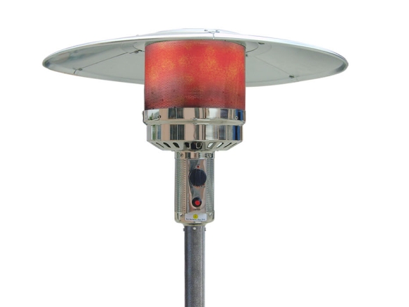 Gas patio heater. Photograph by Simply Patio Heaters