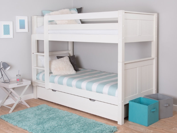 Stompa CK Bunk Bed with pair of underbed drawers. Photograph by Room to Grow