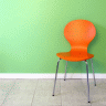 Vignette: Orange chair. Photograph by Sophie